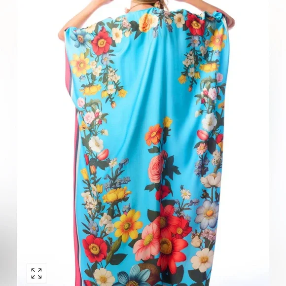 Aratta Floral Garden Maxi Kimono - Picture 5 of 6